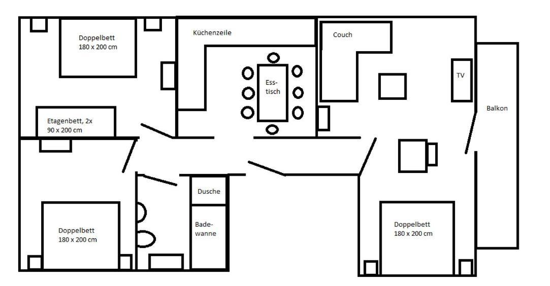 Ferienwohnung Glueckskinder Rust Exteriör bild